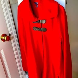 CHAPS Denim line Women’s Red jacket Size S